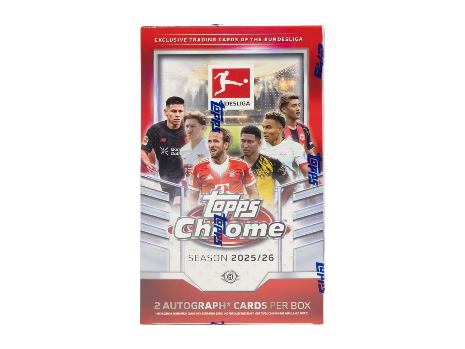 2025-26 Topps Chrome Bundesliga Soccer Hobby Trading Cards LV