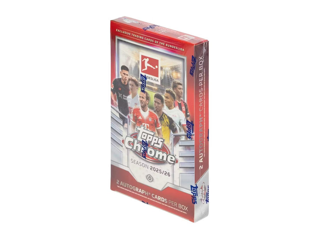2025-26 Topps Chrome Bundesliga Soccer Hobby Trading Cards LV
