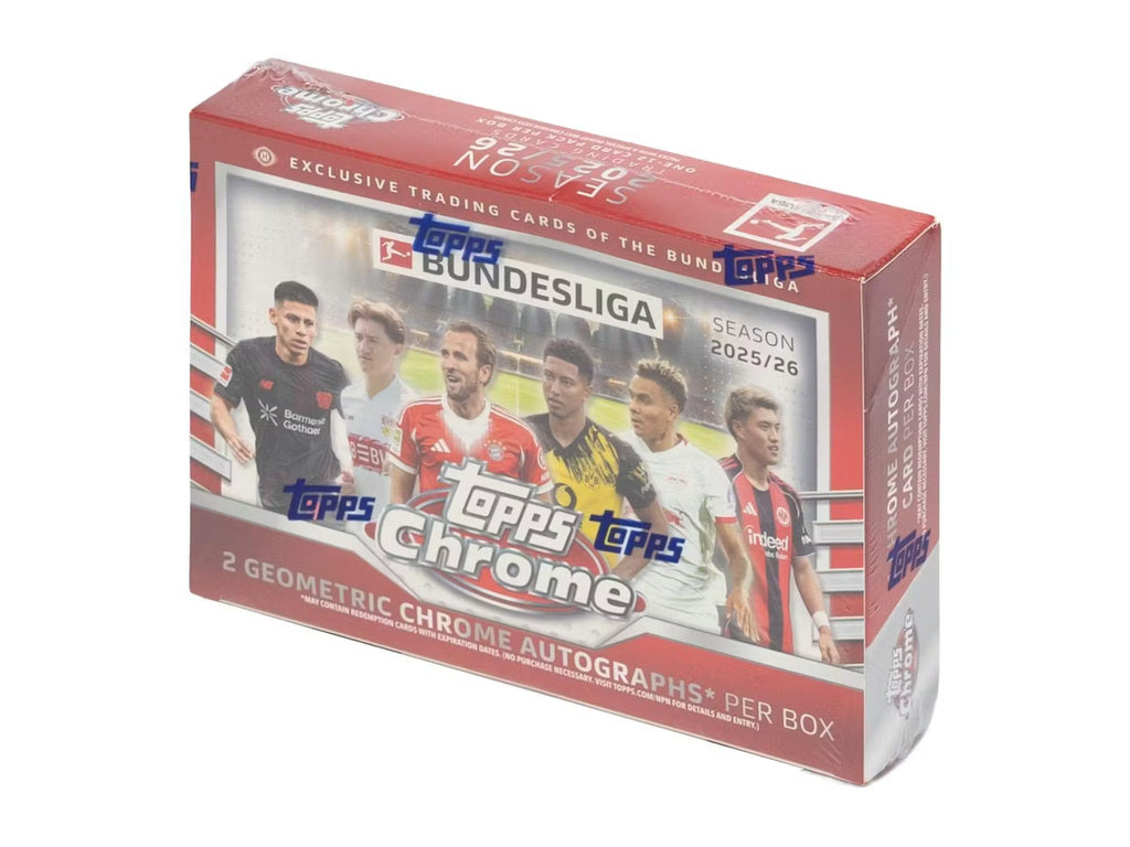 2025-26 Topps Chrome Bundesliga Soccer Breaker Delight Trading Cards LV