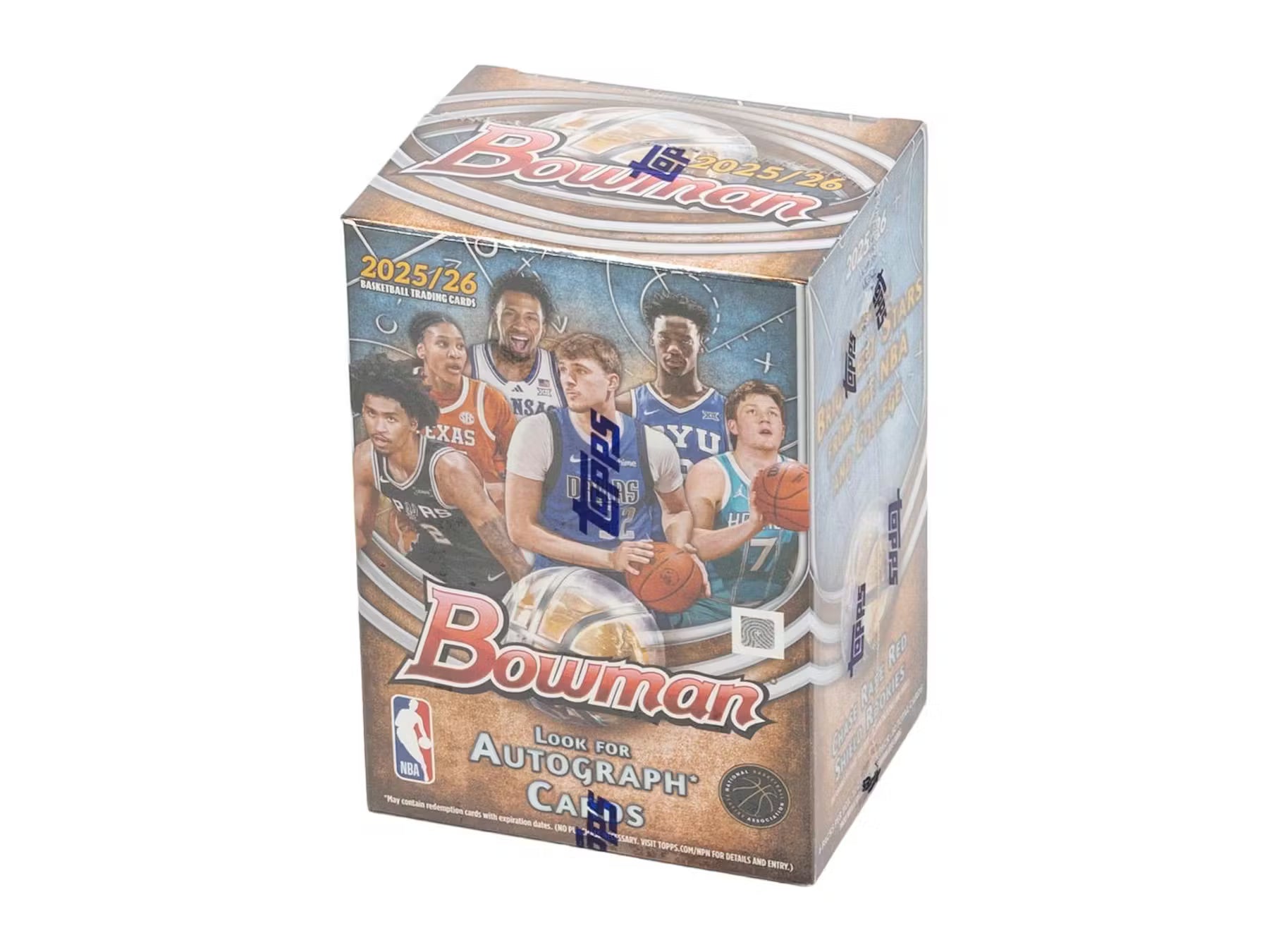 2025-26 Topps Bowman Basketball Blaster Trading Cards LV