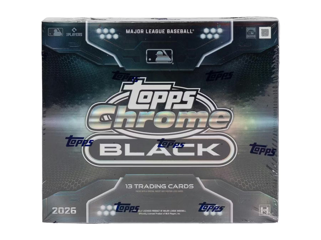 2026 Topps Chrome Black Baseball Hobby Trading Cards LV
