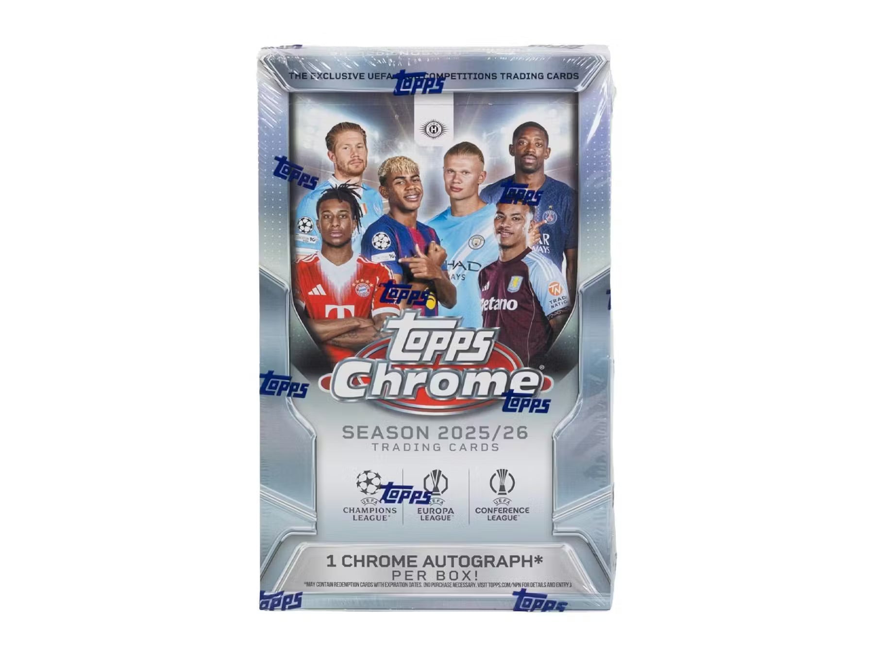2025-26 Topps Chrome UEFA Club Competitions Soccer Hobby Trading Cards LV