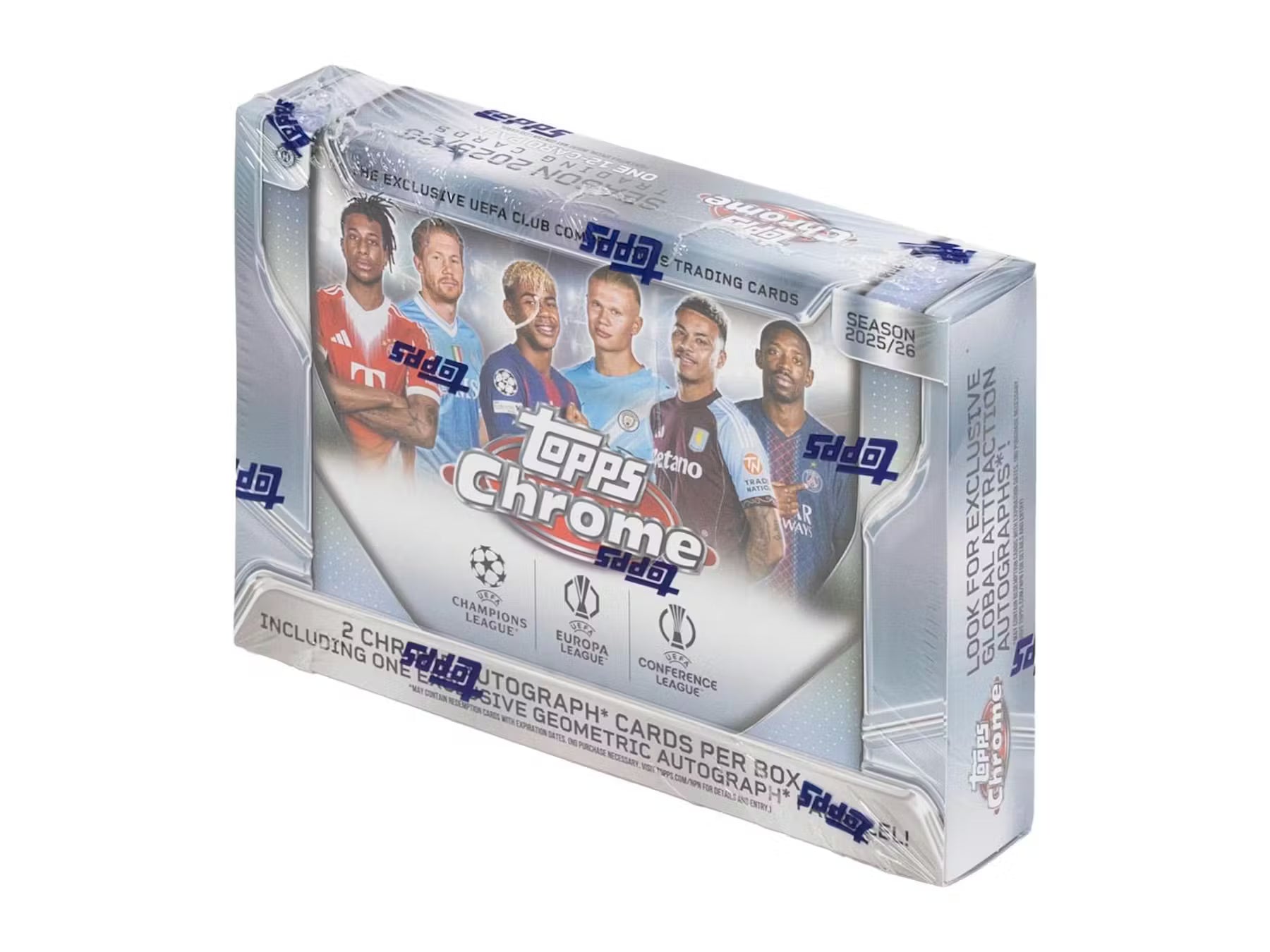 2025-26 Topps Chrome UEFA Club Competitions Soccer Breakers Delight Trading Cards LV