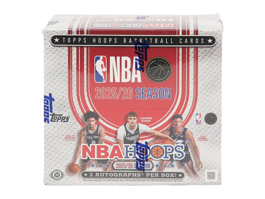 2025-26 Topps Hoops Basketball Jumbo Trading Cards LV