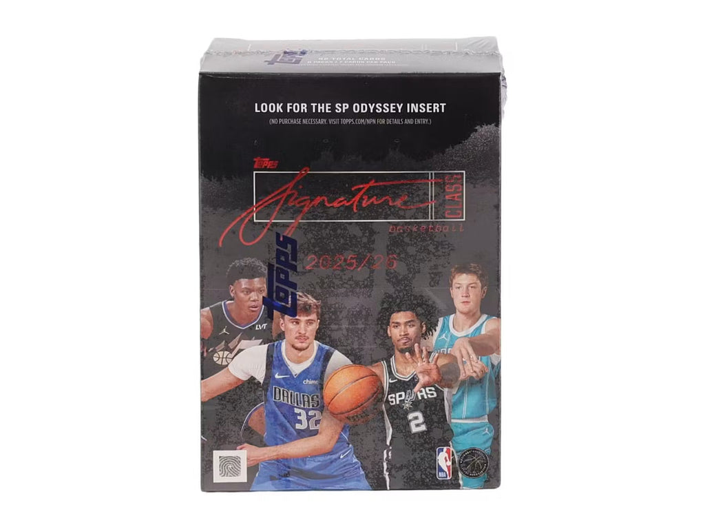 2025-26 Topps Signature Class Basketball Blaster Trading Cards LV