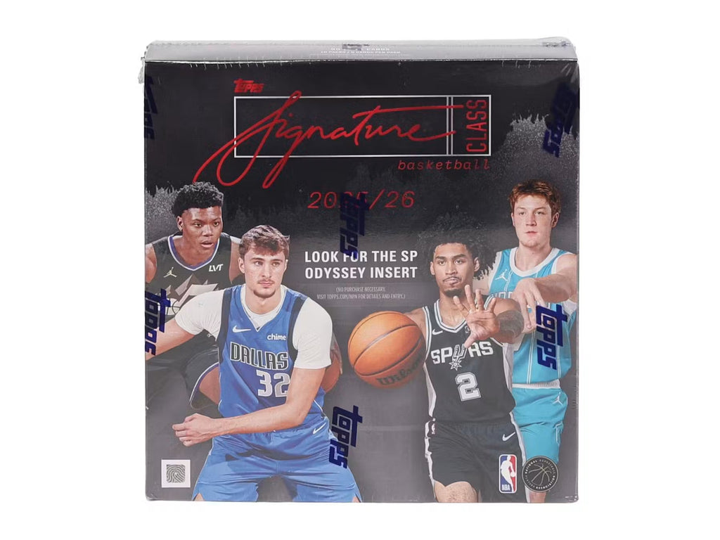 2025-26 Topps Signature Class Basketball Mega Trading Cards LV
