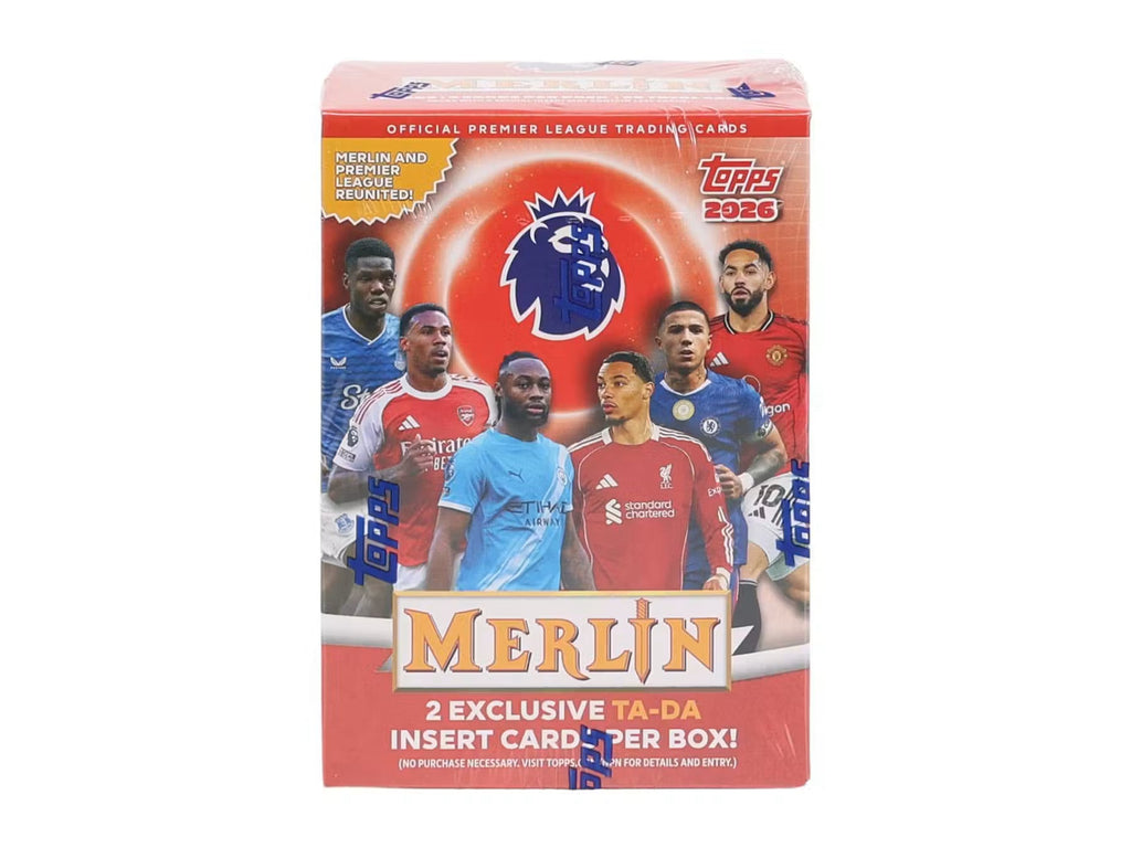2025-26 Topps Merlin Premier League EPL Soccer Blaster Trading Cards LV