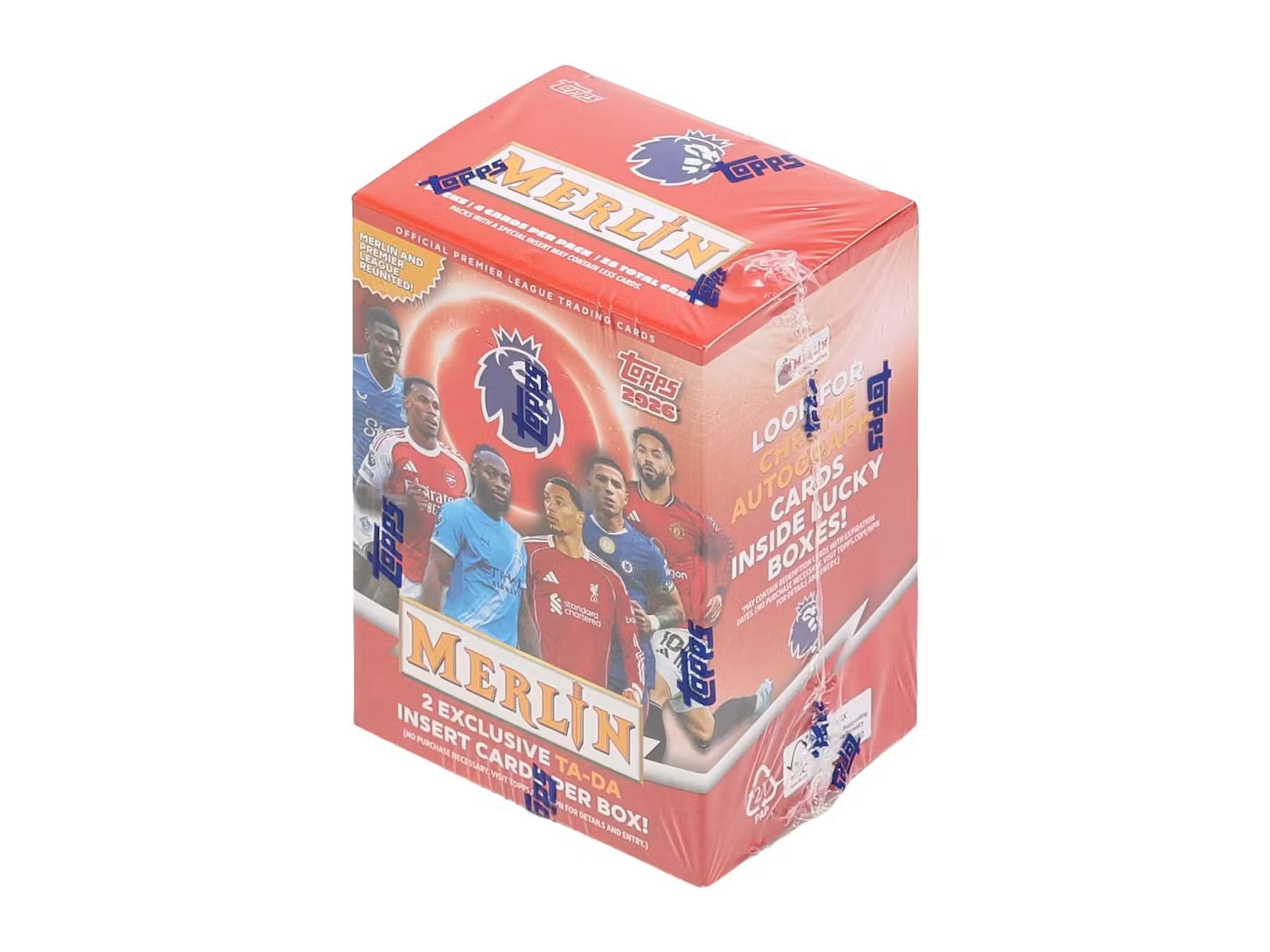 2025-26 Topps Merlin Premier League EPL Soccer Blaster Trading Cards LV