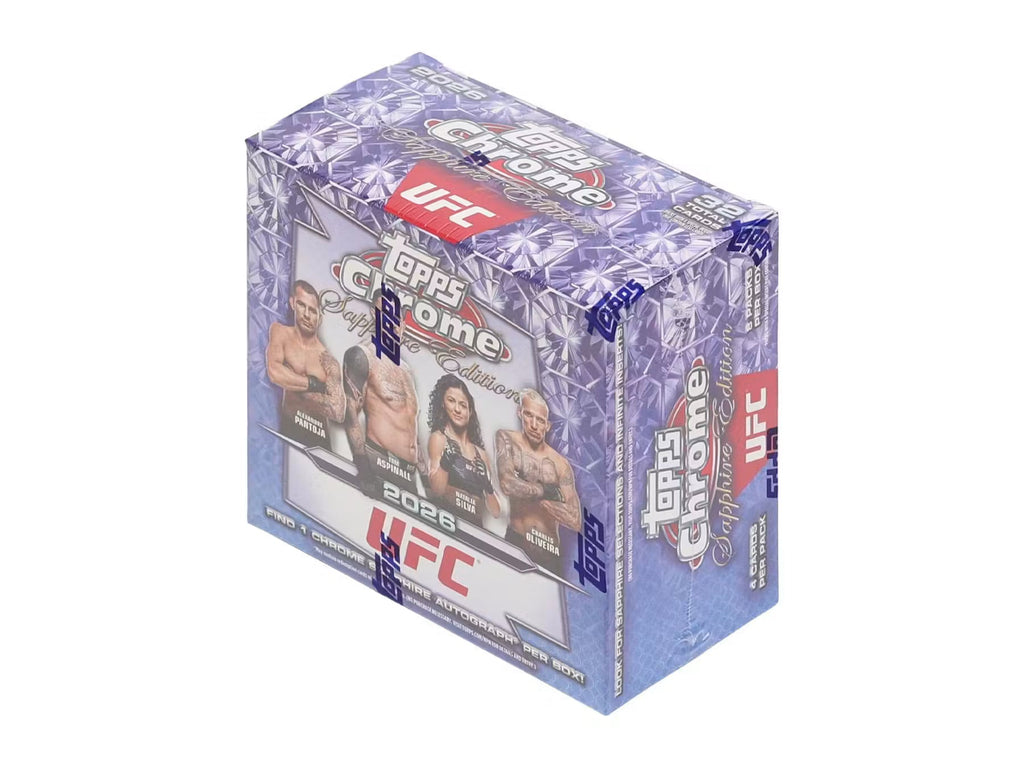 2026 Topps Chrome UFC Sapphire Edition Trading Cards LV