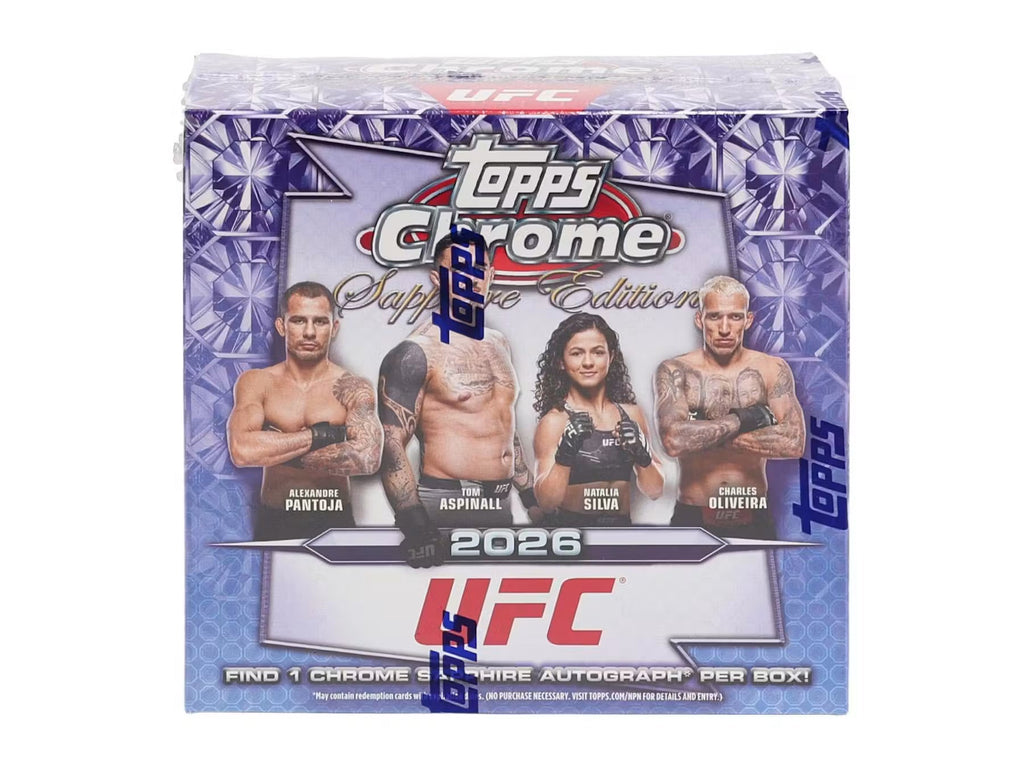 2026 Topps Chrome UFC Sapphire Edition Trading Cards LV