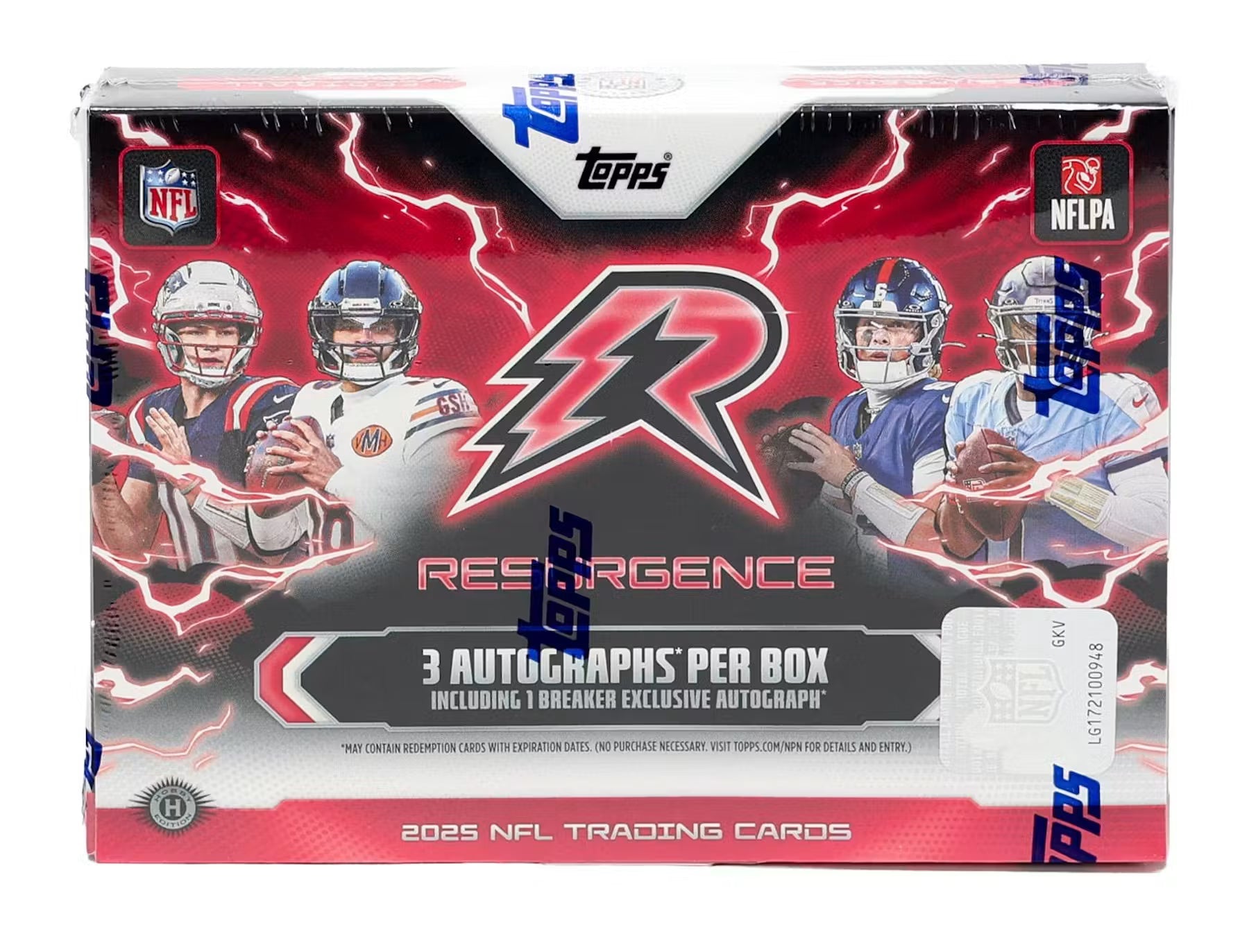 2025 Topps Resurgence Football Delight Trading Cards LV