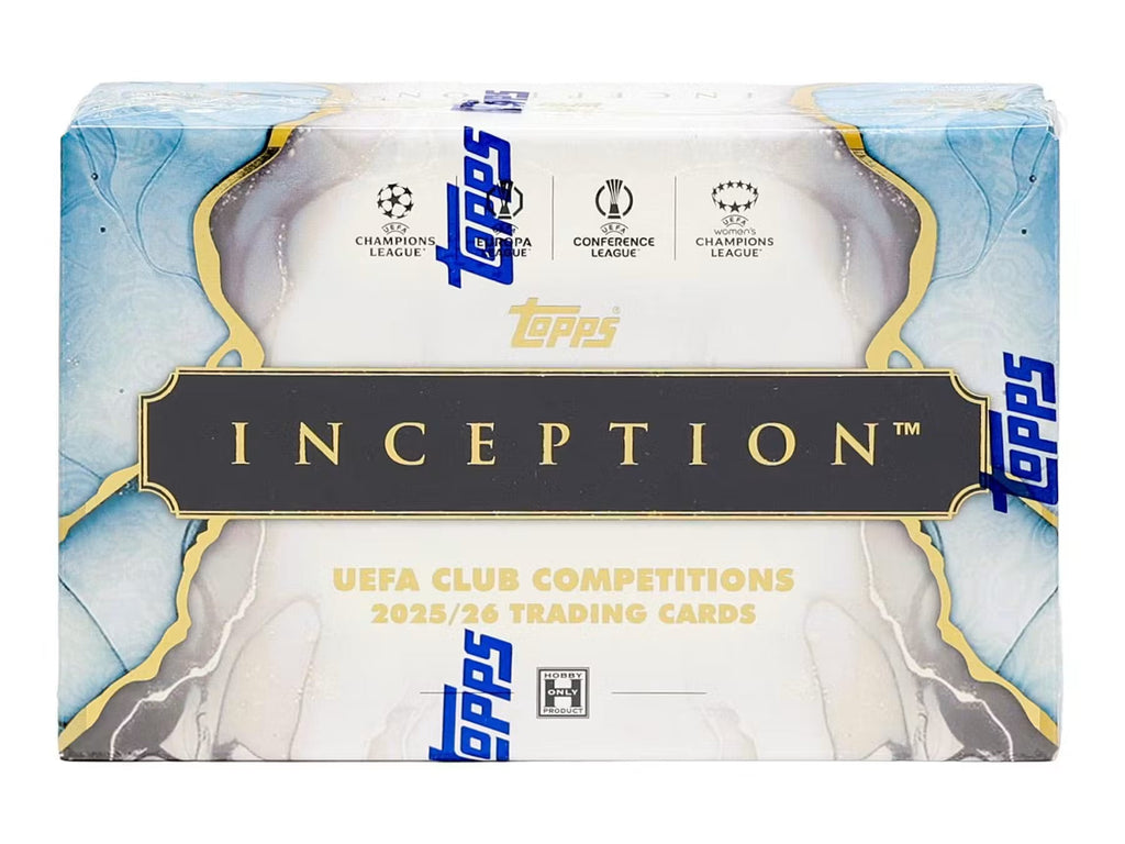 2025-26 Topps Inception UEFA Club Competitions Soccer Hobby Trading Cards LV