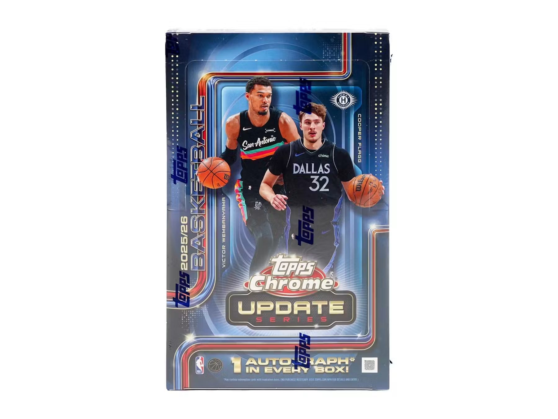 2025-26 Topps Chrome Update Series Basketball Hobby Trading Cards LV