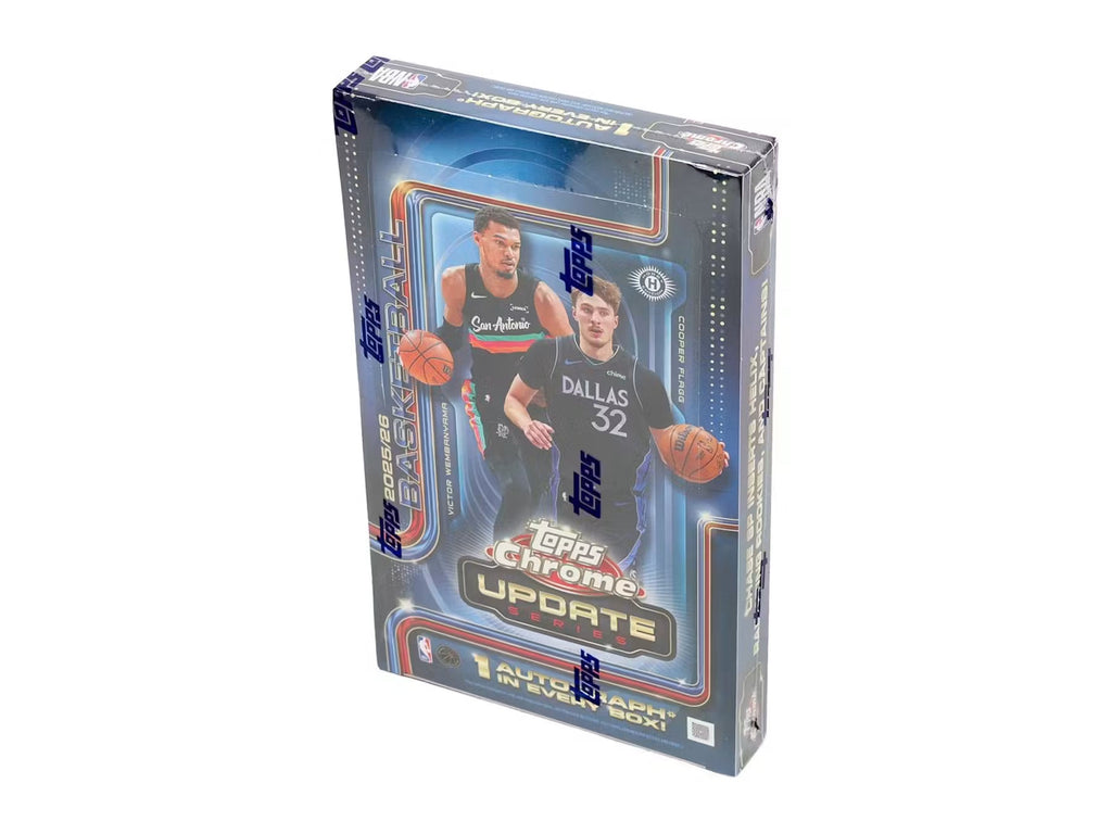 2025-26 Topps Chrome Update Series Basketball Hobby Trading Cards LV