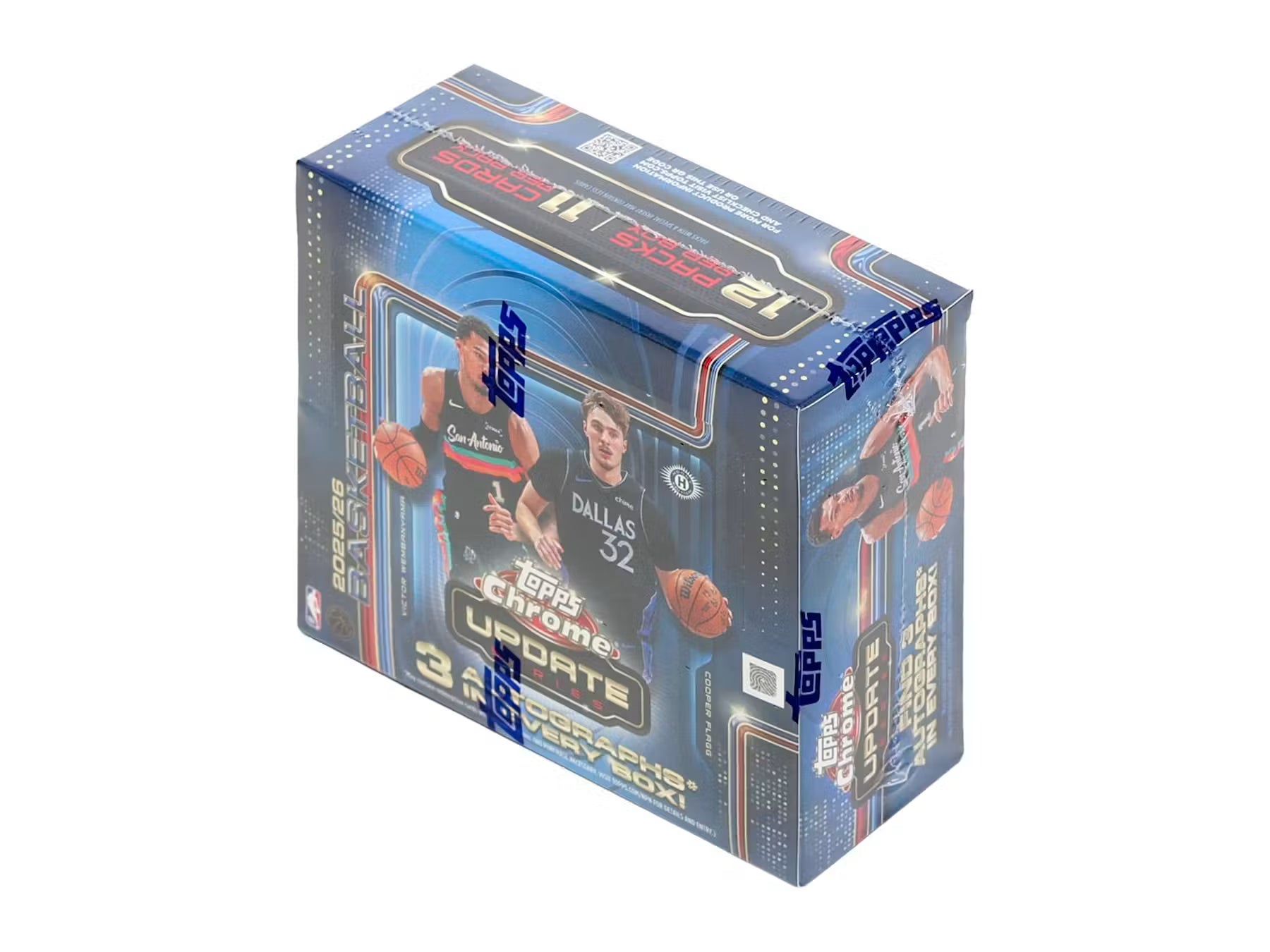 2025-26 Topps Chrome Update Series Basketball Jumbo Trading Cards LV