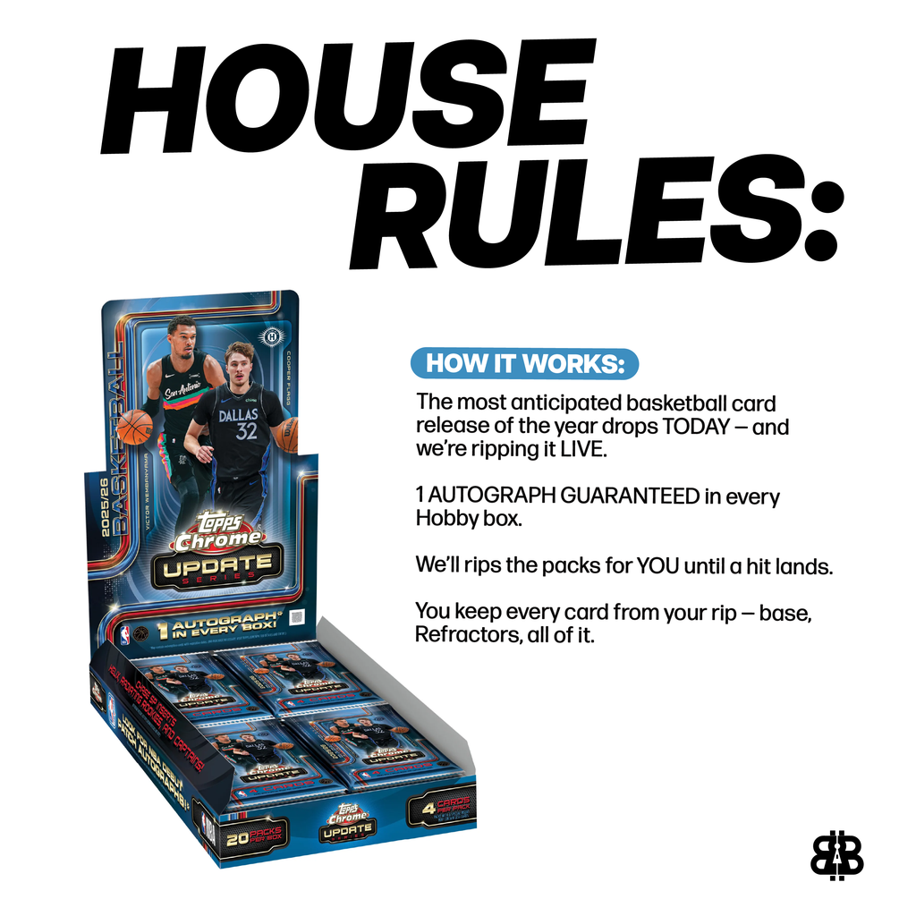 RIP TIL YOU HIT | 2025-26 Topps Chrome Update Basketball Hobby - 1 Auto GUARANTEED LV