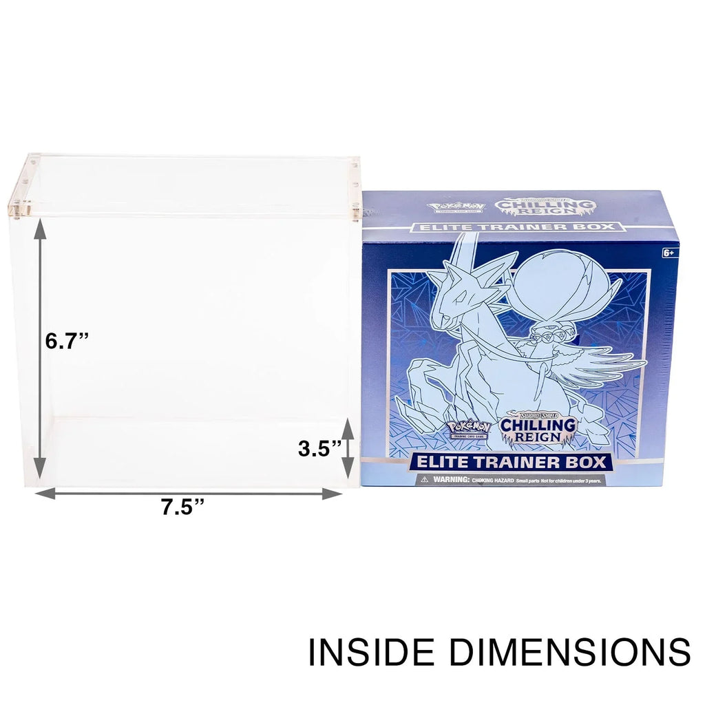 Pokemon ETB Protector Bundle - Soft Protector + Acrylic Display Case