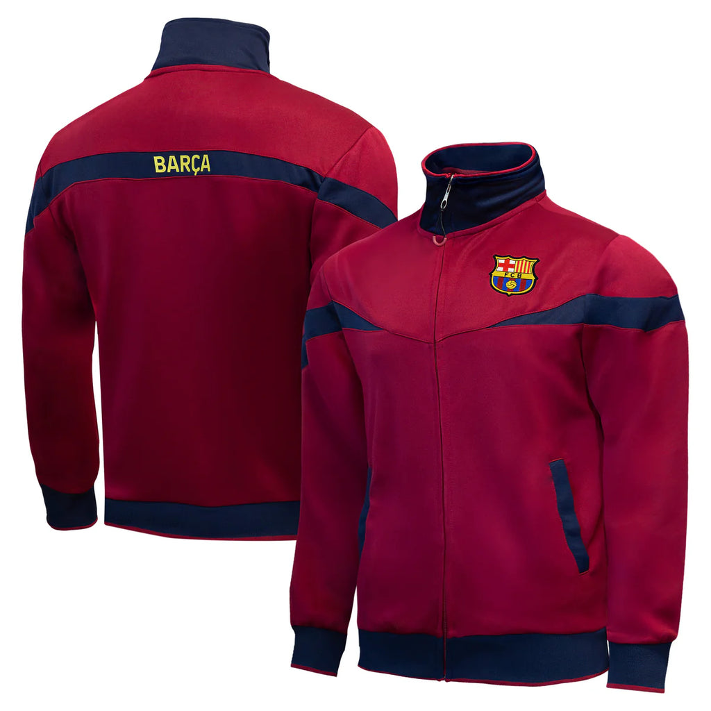FC Barcelona Track Jacket Officially Licensed Barça Full-Zip | Match Day + Street Ready | Visca El Barça! 🔥LV