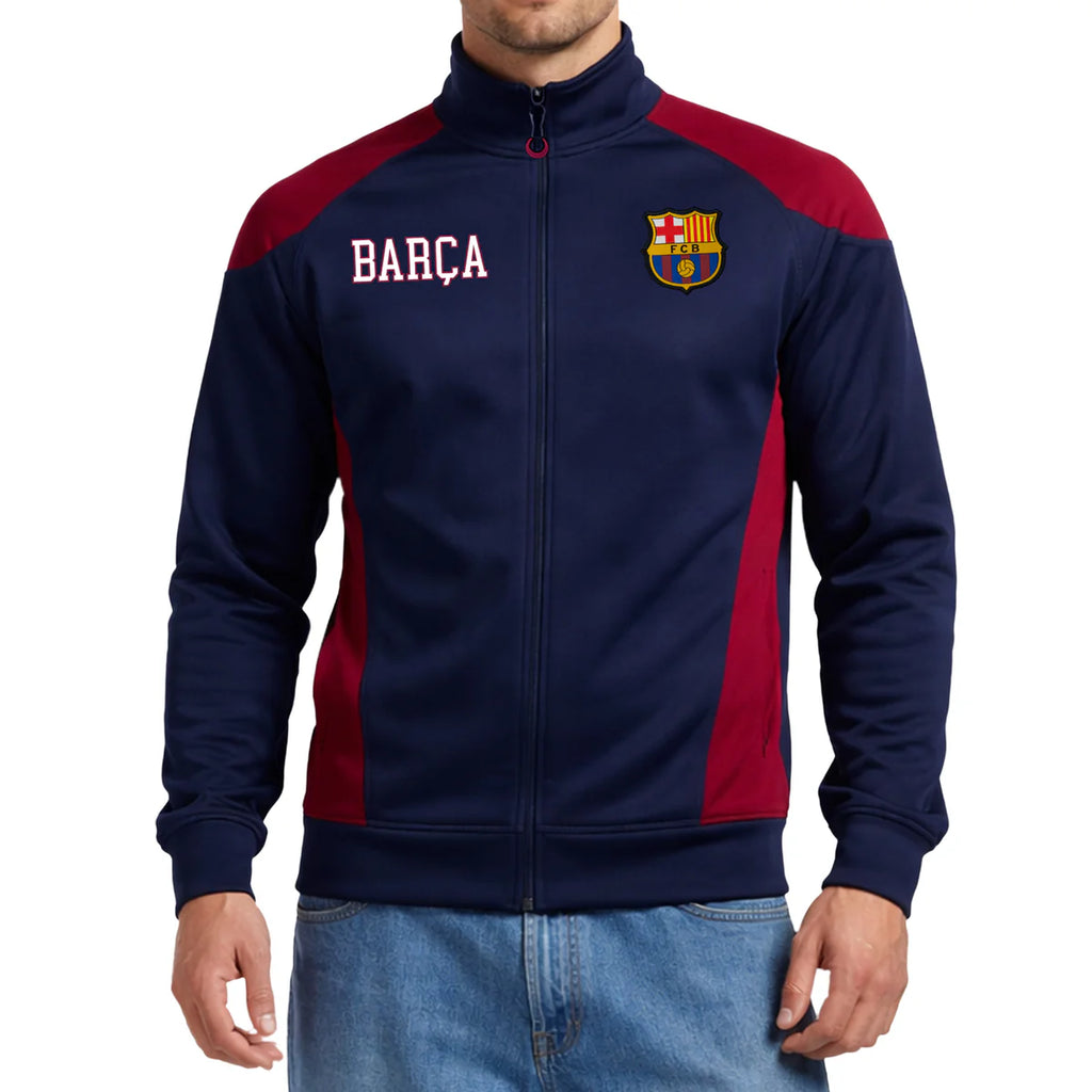 FC Barcelona Track Jacket Officially Licensed Barça Full-Zip | Match Day + Street Ready | Visca El Barça! 🔥LV