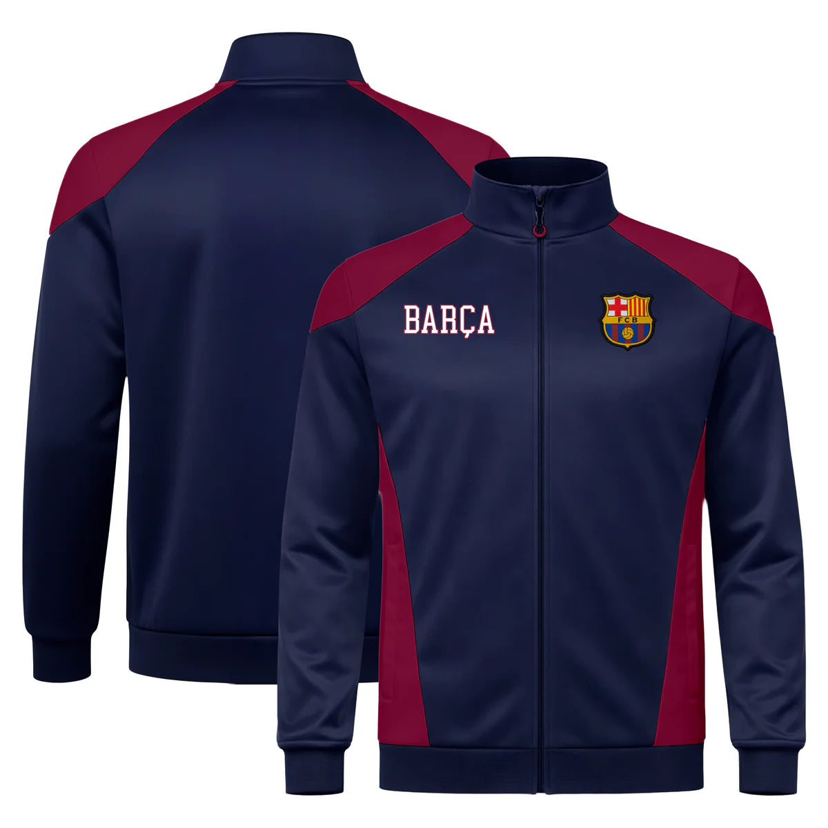 FC Barcelona Track Jacket Officially Licensed Barça Full-Zip | Match Day + Street Ready | Visca El Barça! 🔥LV