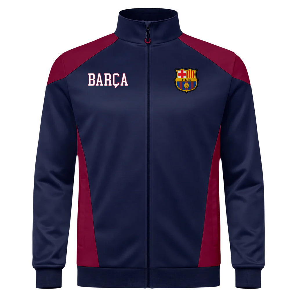 FC Barcelona Track Jacket Officially Licensed Barça Full-Zip | Match Day + Street Ready | Visca El Barça! 🔥LV