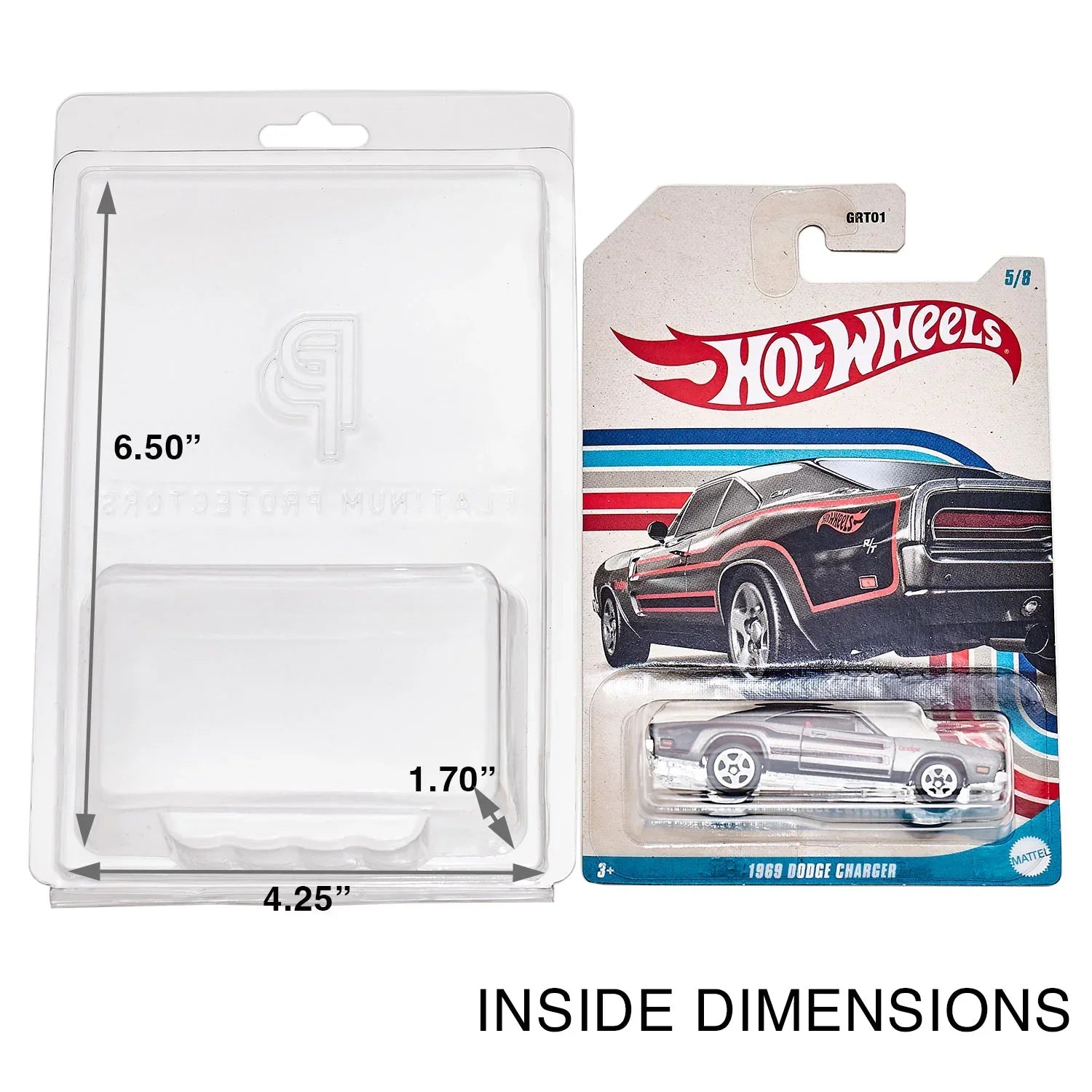10-pack Hot Wheels Mainline Protector Case - For Retail Packaging