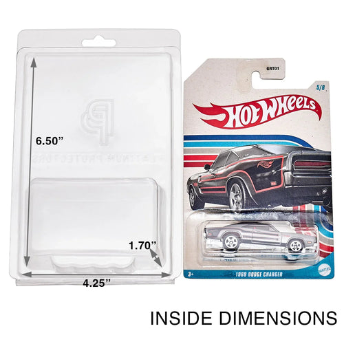 10-pack Hot Wheels Mainline Protector Case - For Retail Packaging