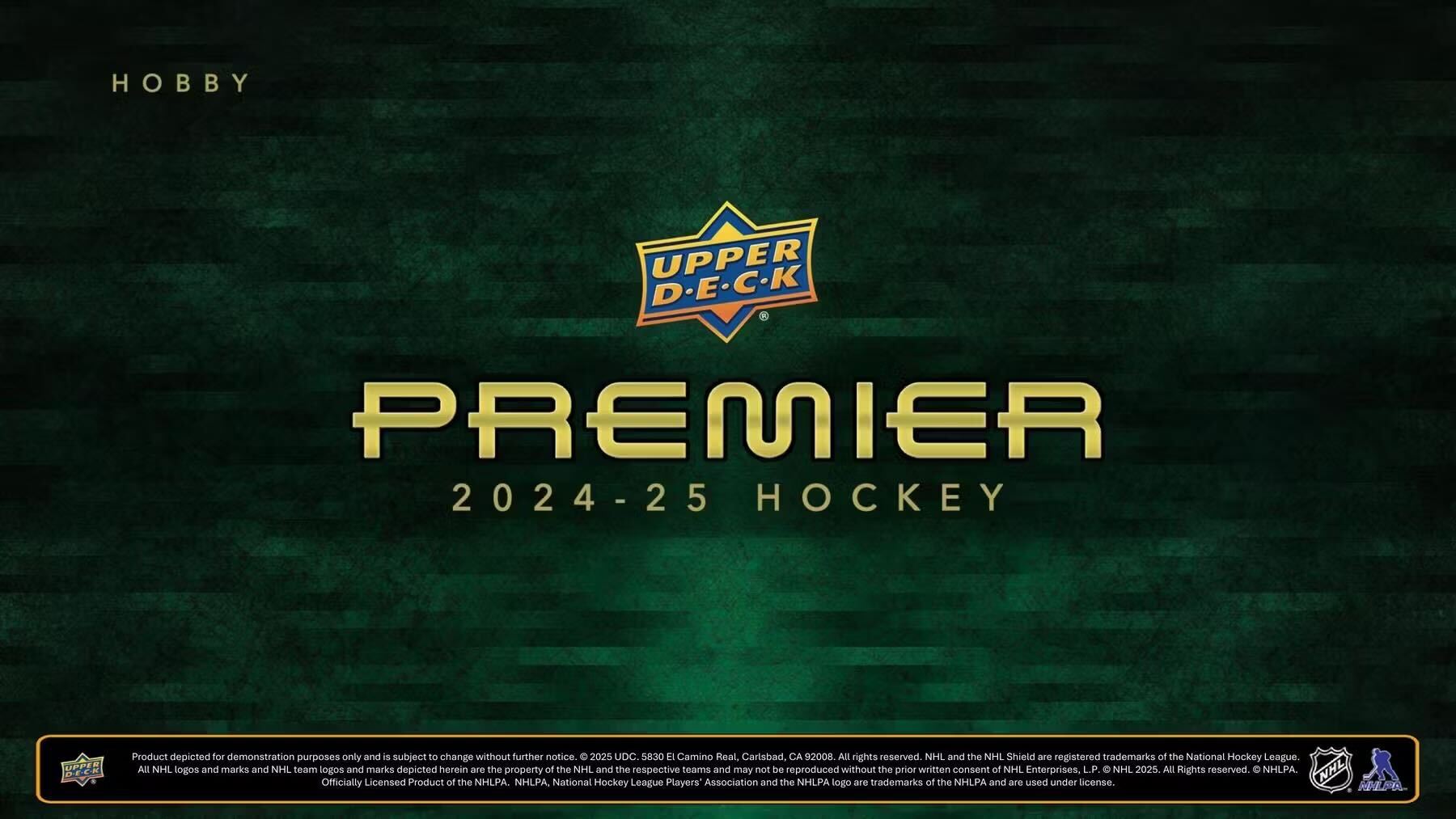 2024-25 Upper Deck Premier Hockey Hobby Trading Cards LV