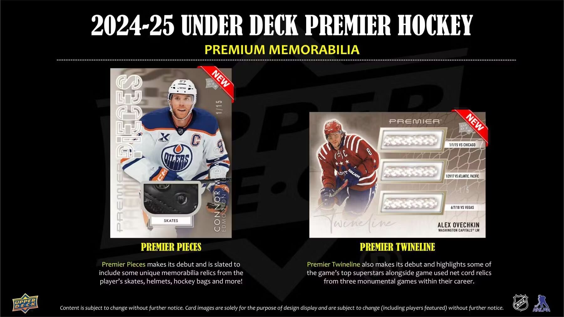 2024-25 Upper Deck Premier Hockey Hobby Trading Cards LV