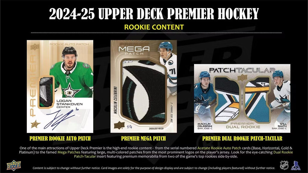2024-25 Upper Deck Premier Hockey Hobby Trading Cards LV