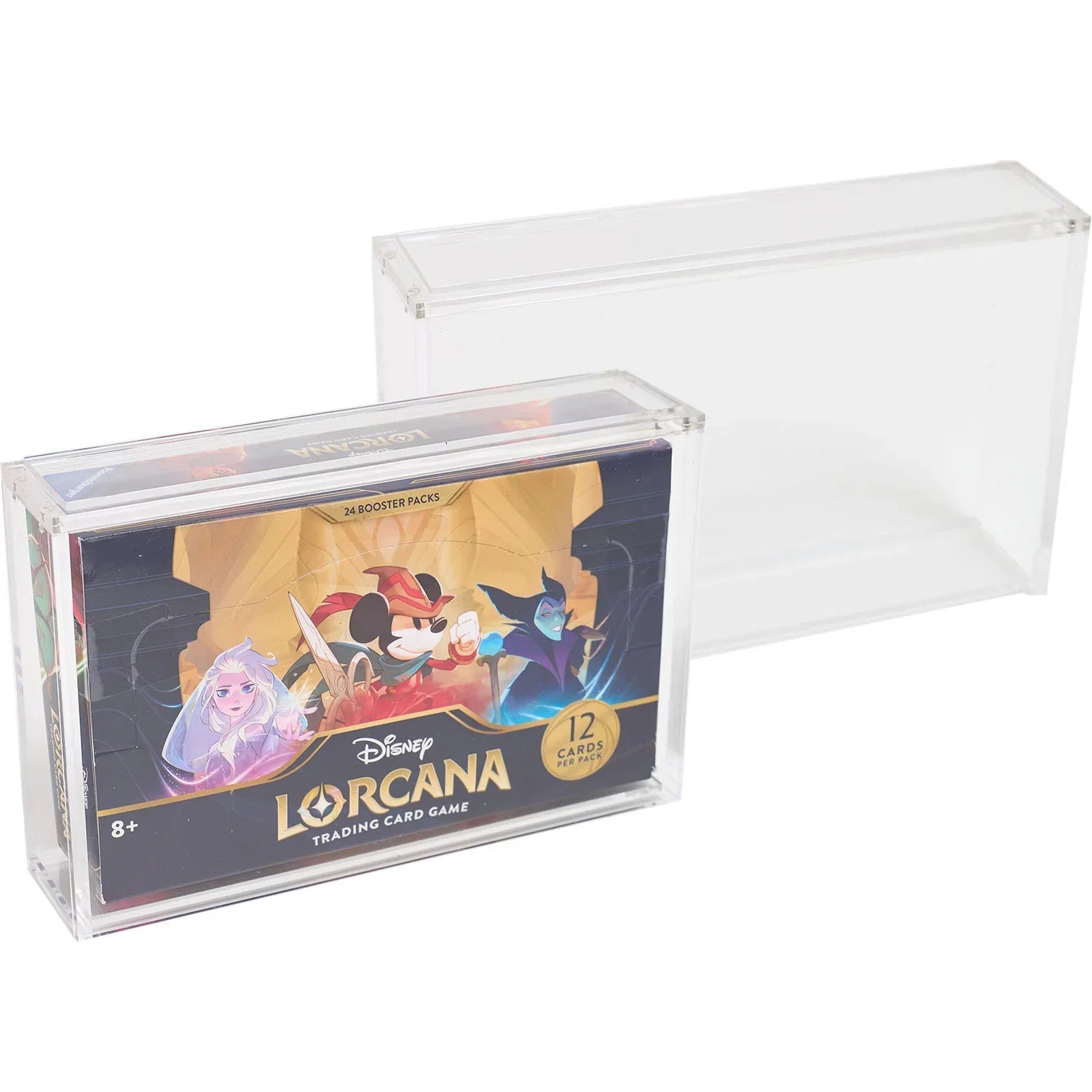 Disney Lorcana Booster Box Acrylic Case - Magnetic UV Display