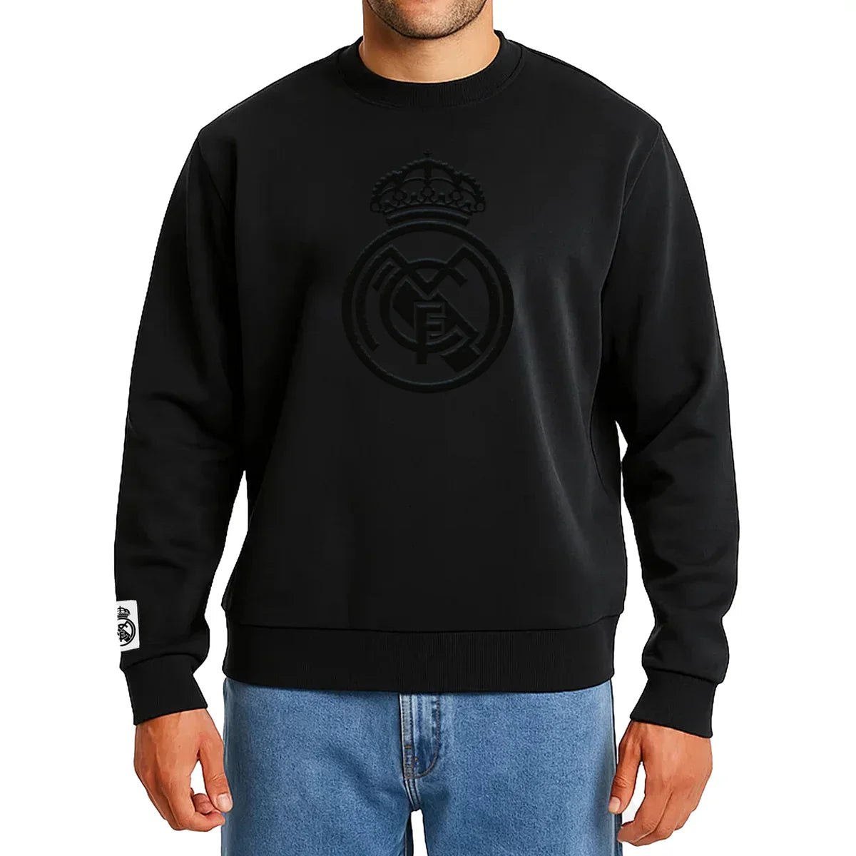 Real Madrid CF Crewneck Pullover Officially Licensed Los Blancos Sweatshirt | ¡Hala Madrid! LV