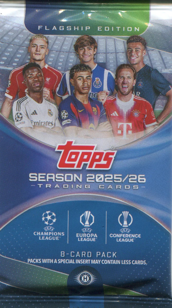 2025-26 Topps UEFA Club Competitions Soccer Blaster Trading Cards LV