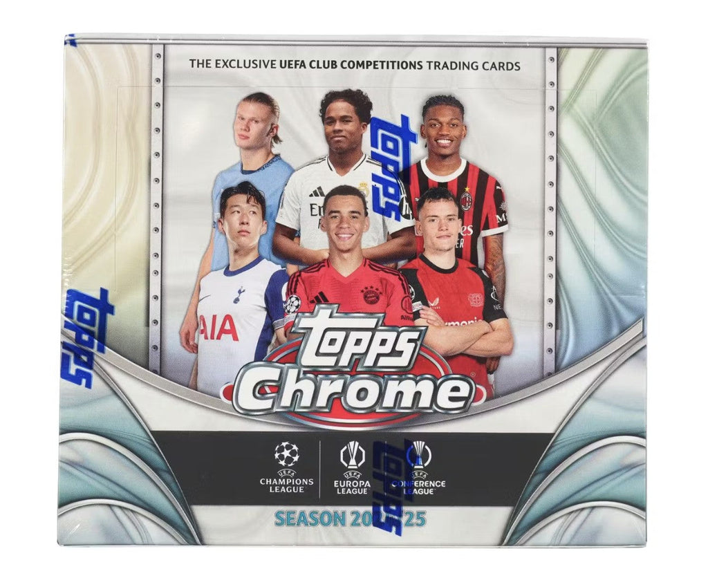 2024-25 Topps Chrome UEFA Club Competitions Soccer Jumbo Trading Cards LV