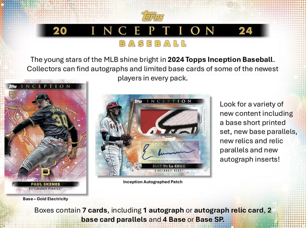 2024 Topps Inception Baseball Hobby Trading Cards LV