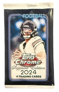 2024 Topps Chrome Sapphire Edition Football Trading Cards LV
