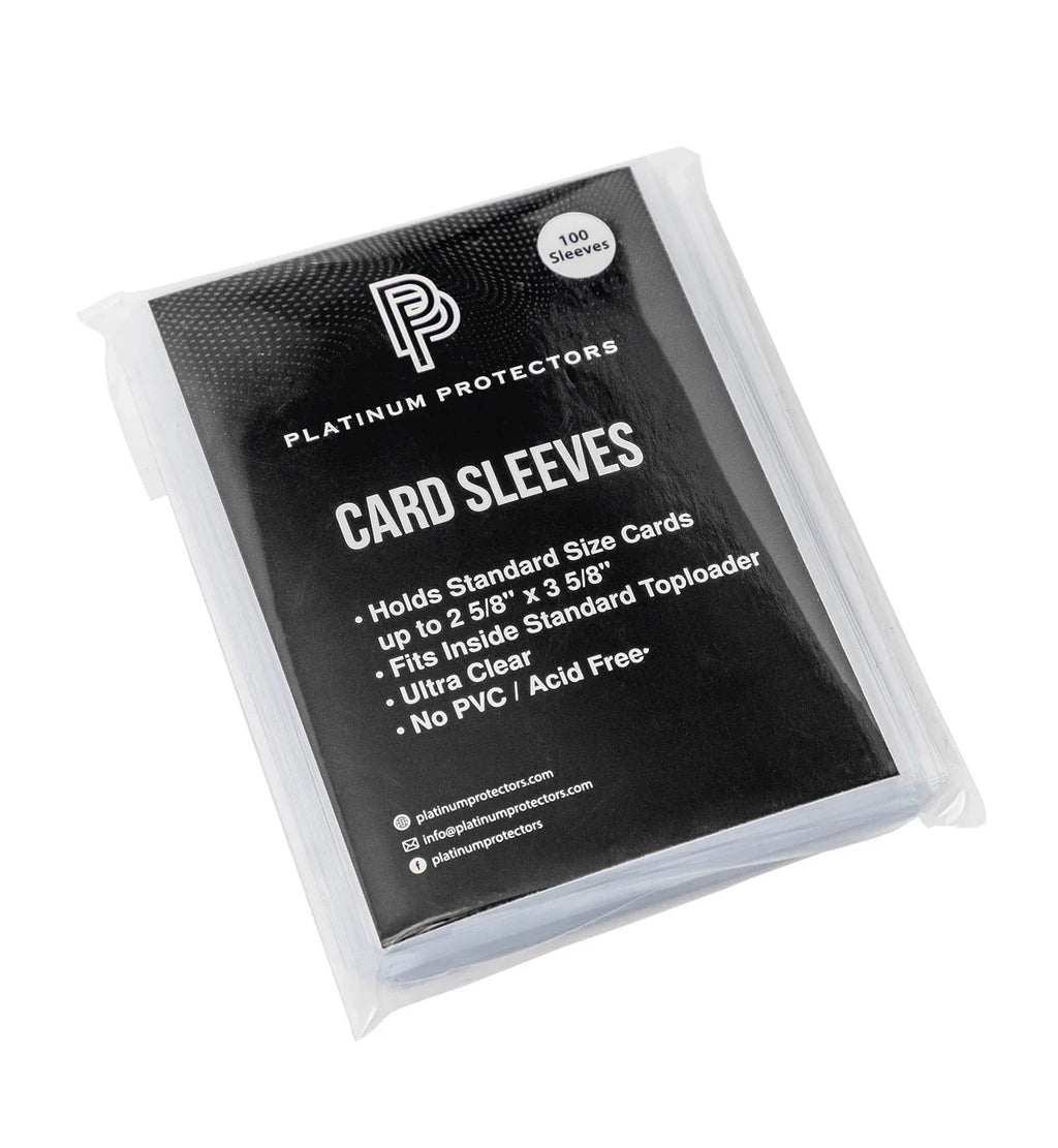 Soft Penny Sleeves - 100 or 500 Pack Bulk (Pokemon, MTG, Sports Cards)