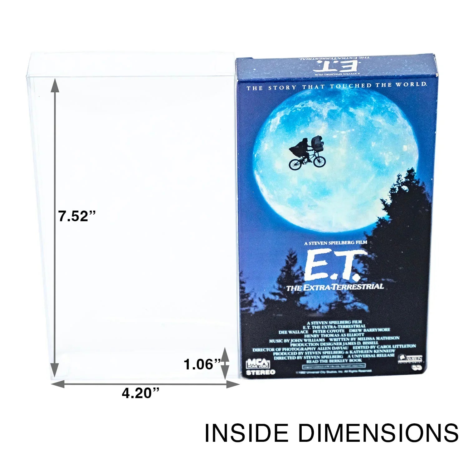 VHS Tape Protector - UV-Resistant Case for Vintage Tape Collectors