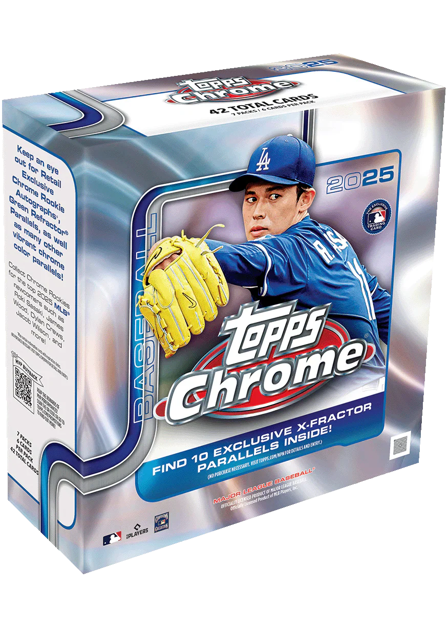 2025 Topps Chrome Baseball Mega Trading Cards LV
