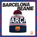 FC Barcelona Beanie Officially Licensed Barça Knit Hat | Match Day + Everyday Fit | Visca El Barça! LV
