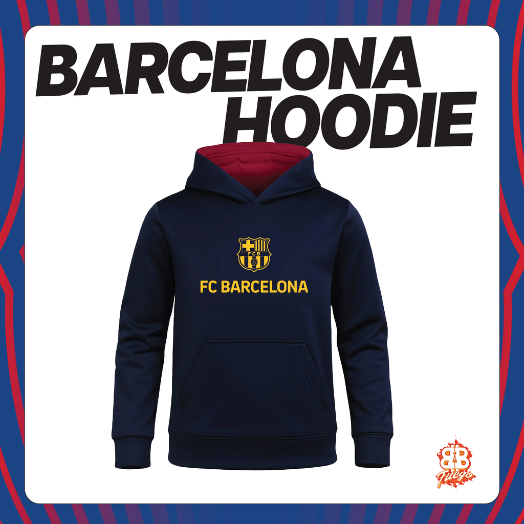 FC Barcelona Pullover Hoodie Officially Licensed Barça Hoodie | Game Day + Streetwear Fit | Visca El Barça! LV
