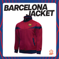 FC Barcelona Track Jacket Officially Licensed Barça Full-Zip | Match Day + Street Ready | Visca El Barça! 🔥LV