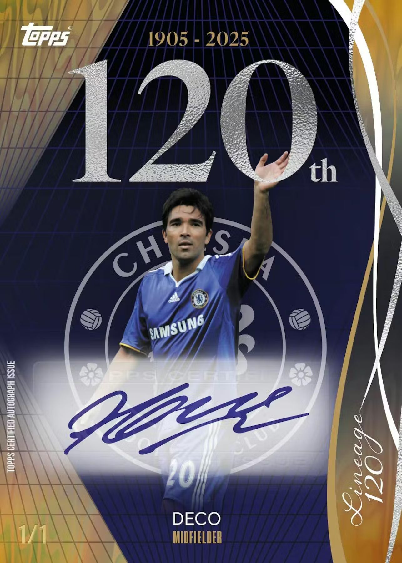 2024-25 Topps Chelsea Lineage 120 Years Anniversary Soccer Hobby Trading Cards LV