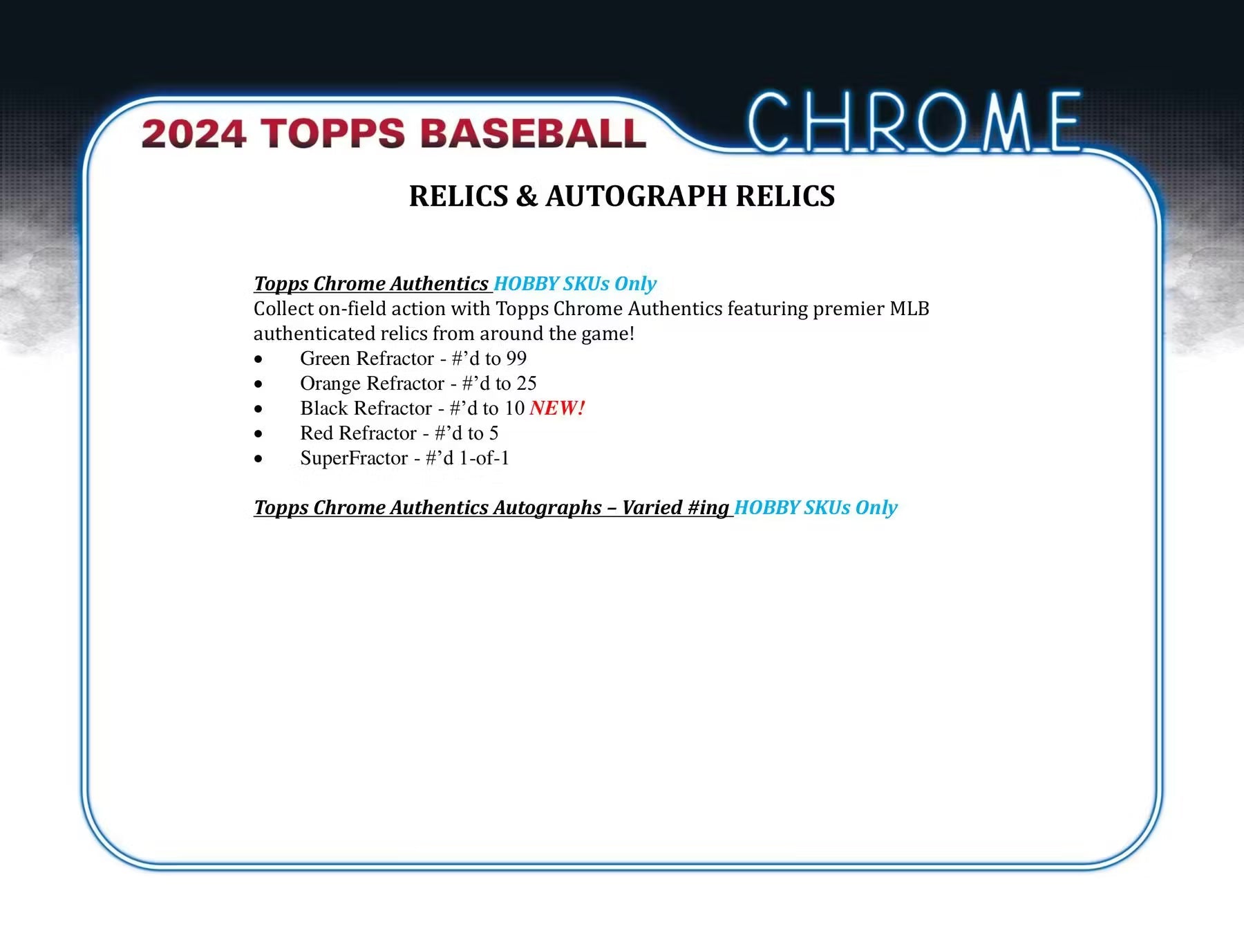 2024 Topps Chrome Baseball Breaker Delight Trading Cards LV
