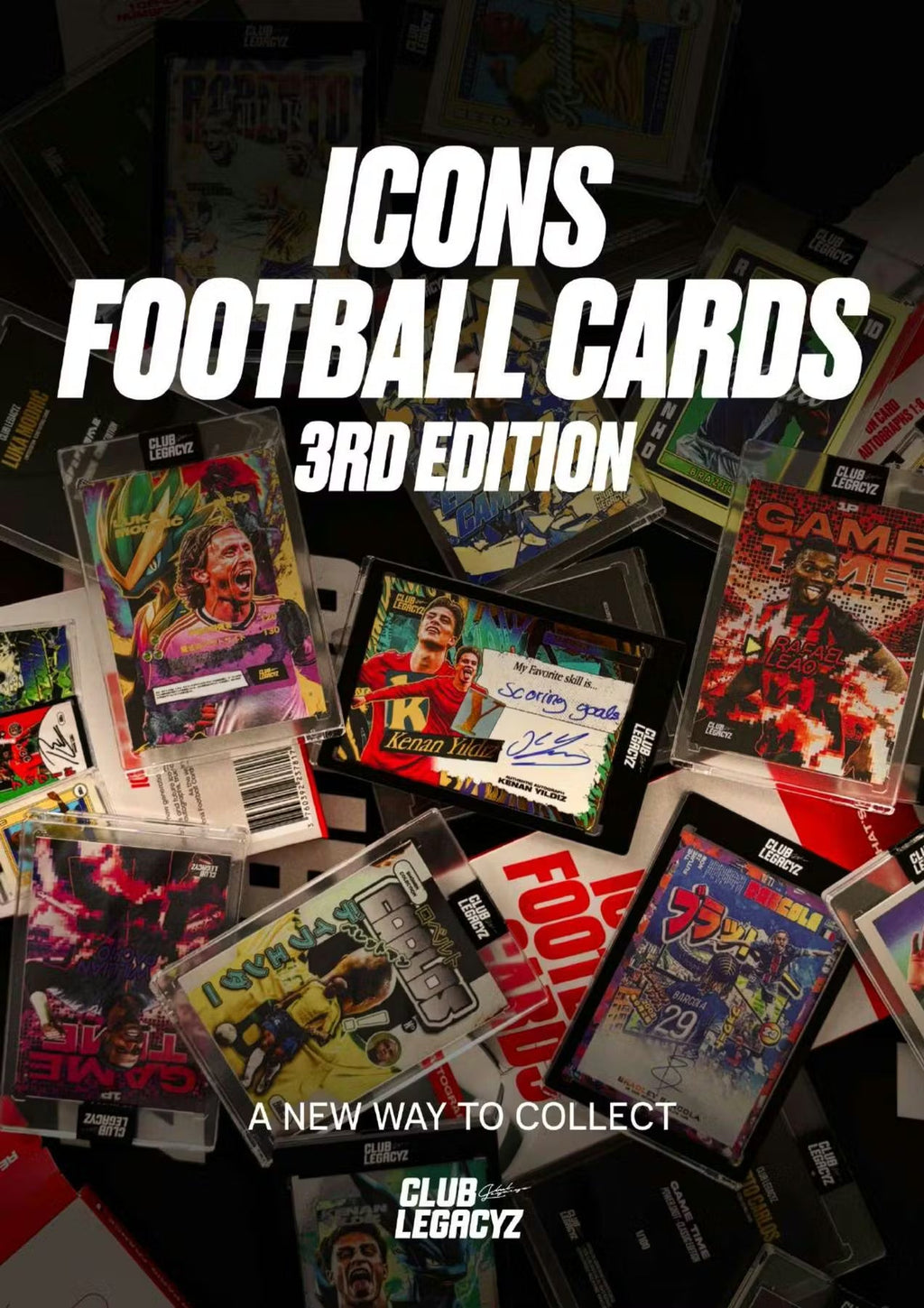 2026 Club Legacyz Icons Soccer Third Edition Hobby Trading Cards LV