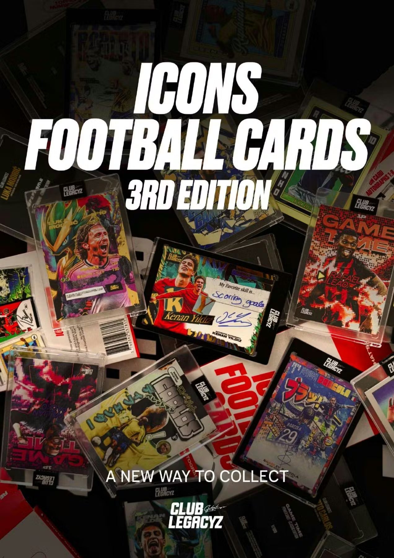 2026 Club Legacyz Icons Soccer Third Edition Hobby Trading Cards LV