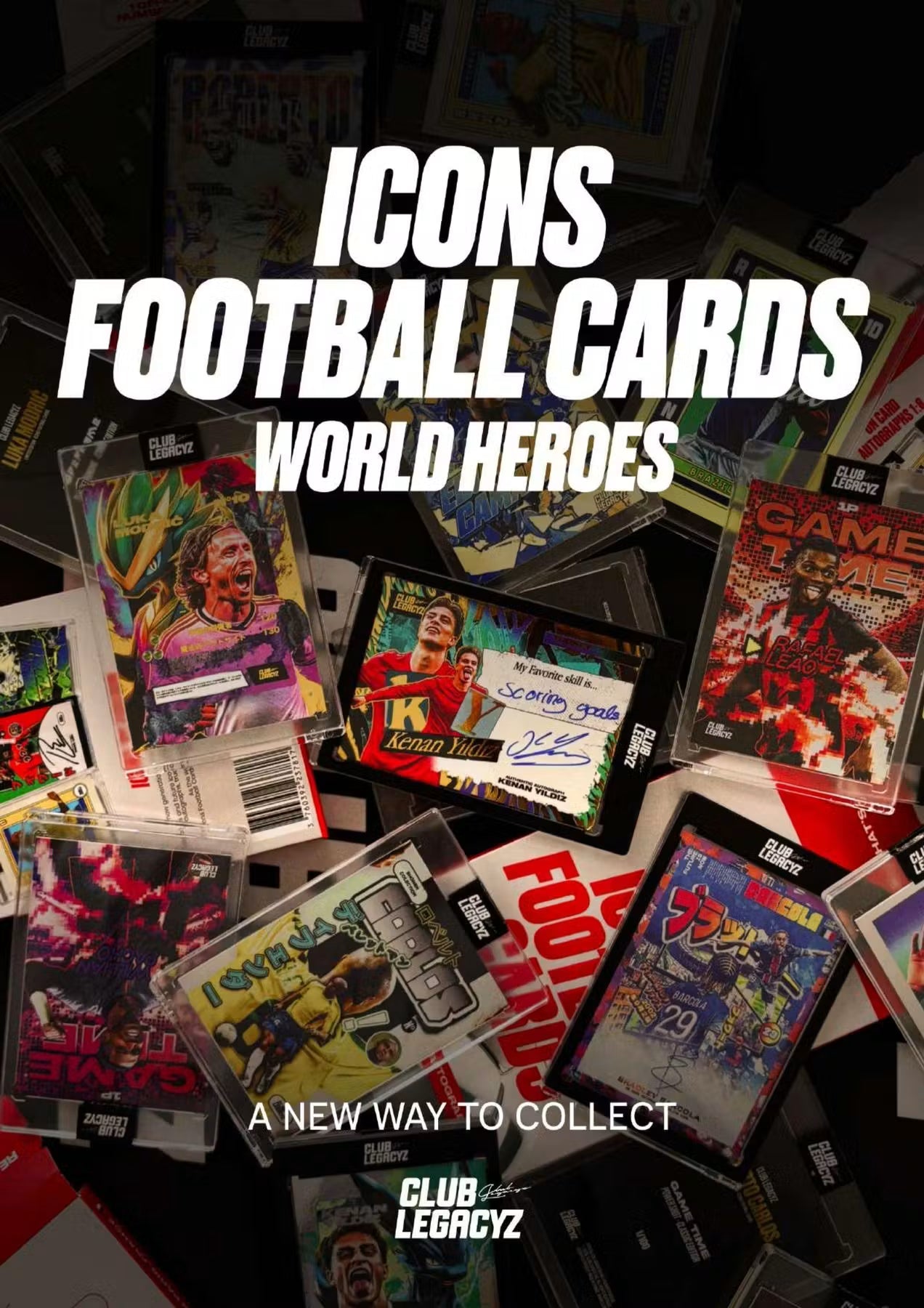 2026 Club Legacyz Icons Soccer Fourth Edition Hobby Trading Cards LV
