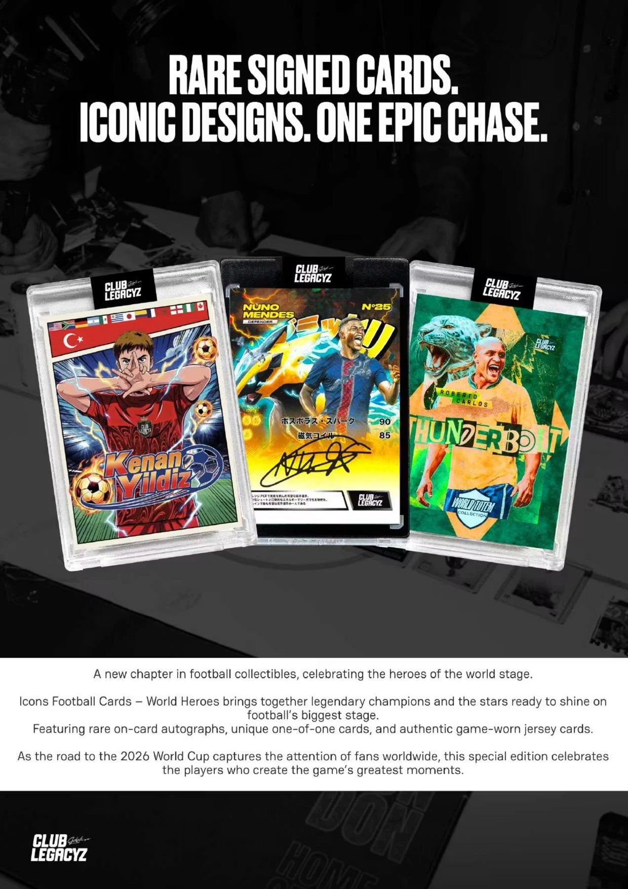 2026 Club Legacyz Icons Soccer Fourth Edition Hobby Trading Cards LV
