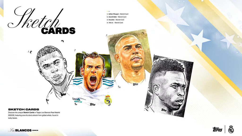 2025/26 Topps Real Madrid Los Blancos Hobby Trading CardsLV
