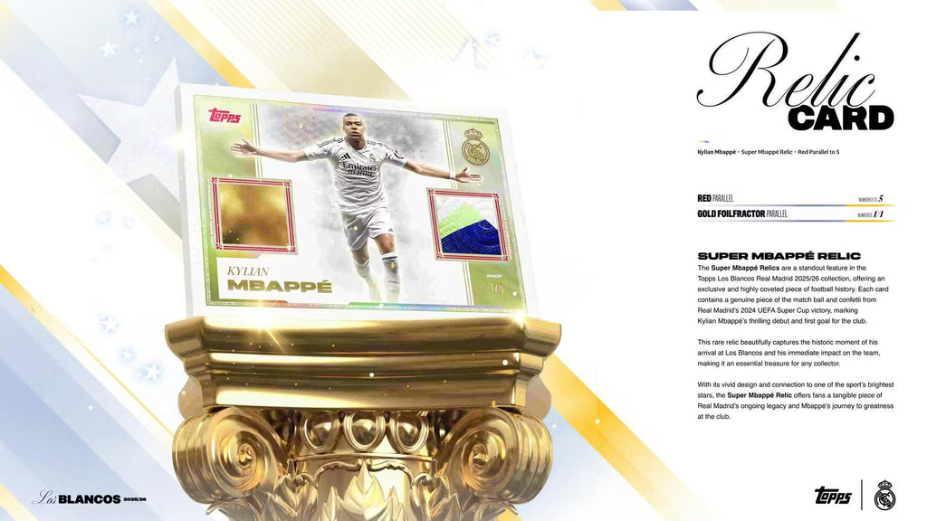 2025/26 Topps Real Madrid Los Blancos Hobby Trading CardsLV